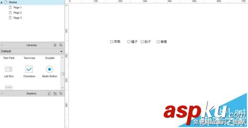 Axure,复选框