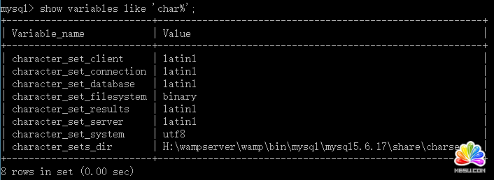 mysql中文乱码的一些解决方案
