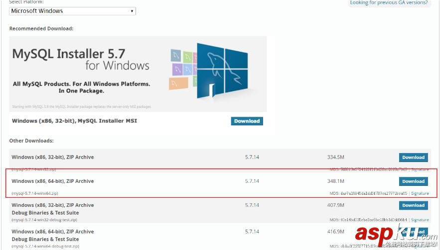 win10,mysql5.7,mysql5.7.14,解压版