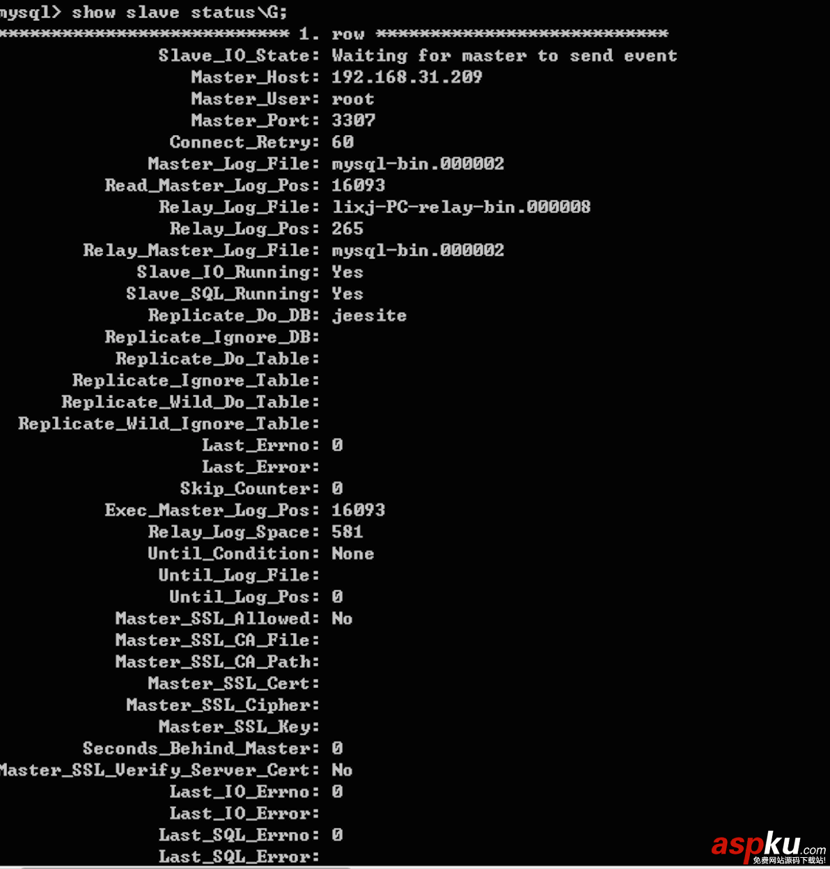 小记一次mysql主从配置解决方案