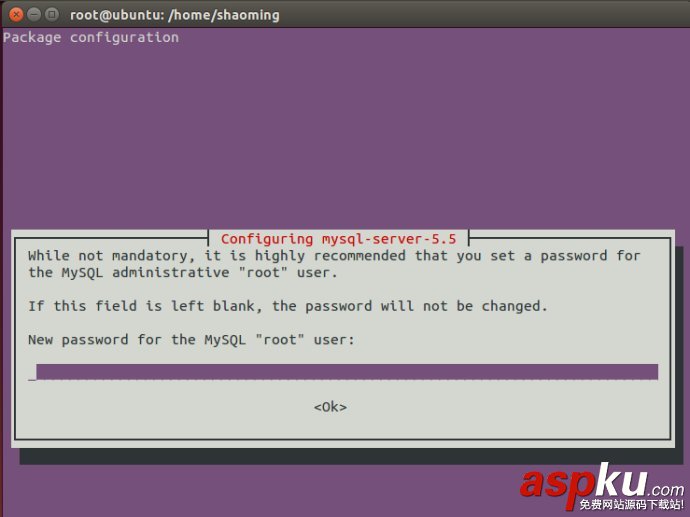 Ubuntu,MySQL