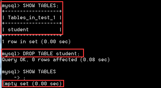MySQL,数据表,数据库