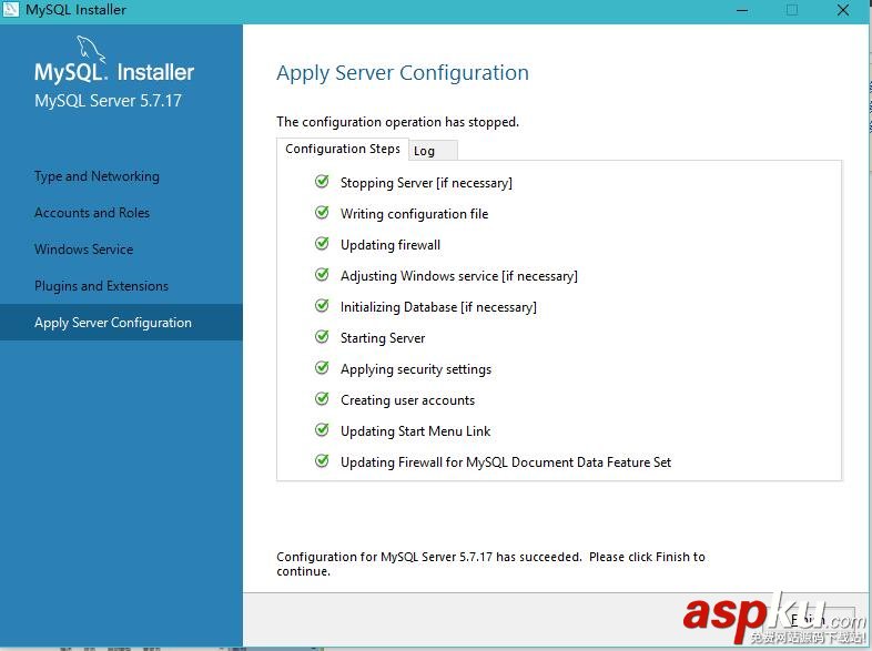 windows10,mysql5.7.17,mysql5.7