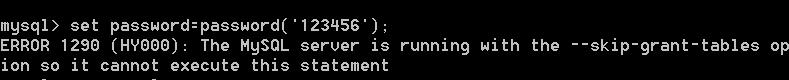 MySQL,root密码