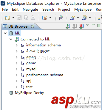 MyEclipse连接MySQL数据库,MyEclipse连接MySQL,MyEclipse连接数据库