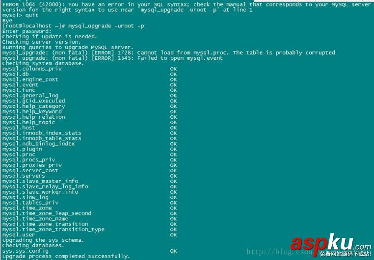Centos7,MySQL