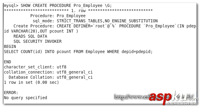 MySQL,存储过程,函数
