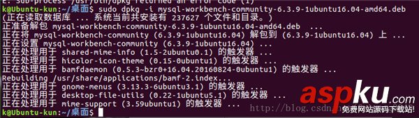 Ubuntu,mysql,workbench