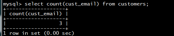 MYSQL,函数处理