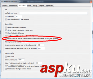 ERROR CODE: 1175 YOU ARE USING SAFE UPDATE MODE AN
