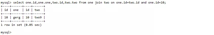 mysql使用from与join两表查询的区别总结 mysql,from,join,查询