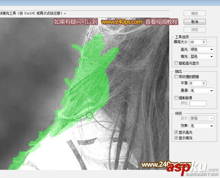 滤镜,发丝