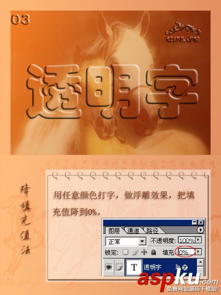Photoshop,立体,透明
