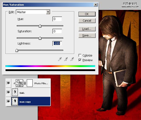 photoshop合成教程：建构主义职场海报_webjx.com