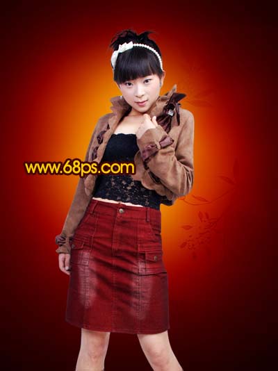 photoshop教程:mm照片人综合美化处理_webjx.com