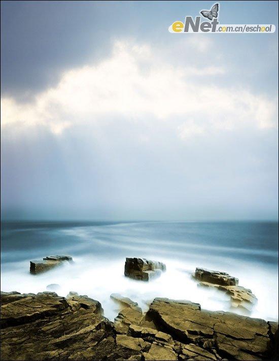 photoshop照片合成：梦幻海岸之光(3)