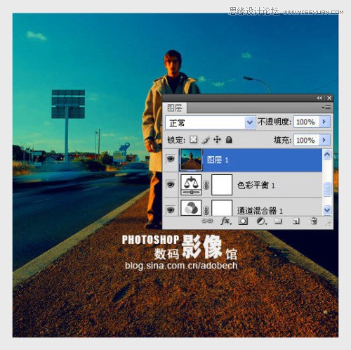 photoshop调出夕阳余晖下的金黄色调