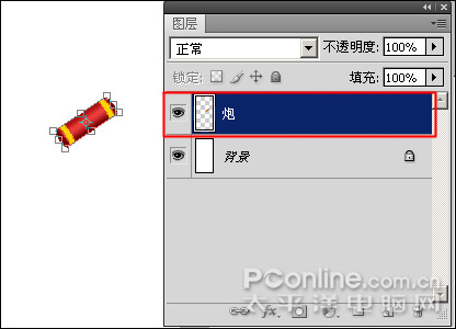 恭贺牛年 photoshp cs4绘制迎春炮竹