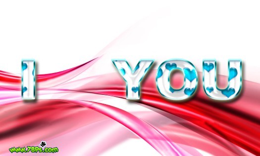 photoshop制作独特的i love you水晶字_webjx.com