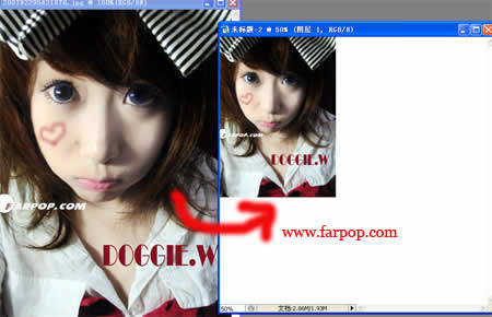 photoshop制作漂亮双胞胎mm电影封面