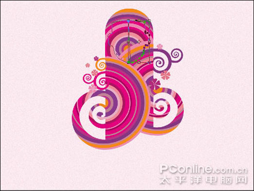 photoshop cs4绘制时尚女性主题视觉