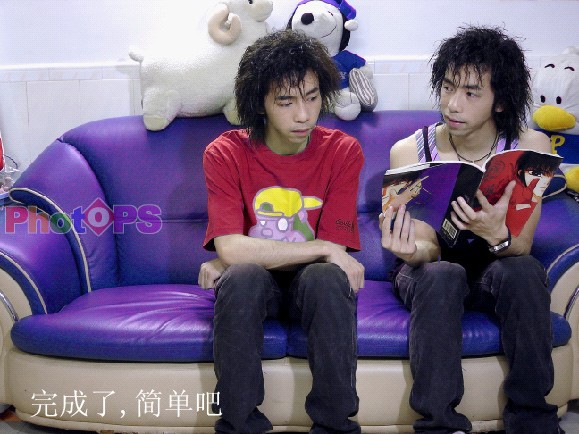 photoshop轻松制作男双胞胎特效照片