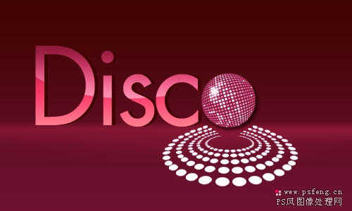 photoshop制作disco风格文字特效_webjxcom