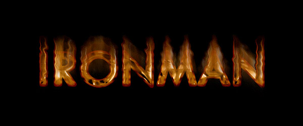 ironman text effect