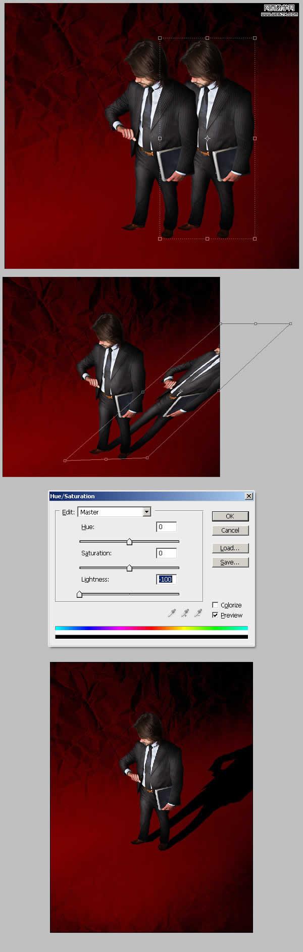 photoshop合成教程：建构主义职场海报_webjx.com