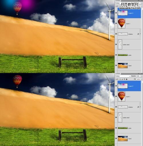 photoshop照片合成教程：暗调插画效果_网页设计