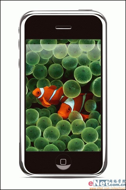望眼欲穿photoshop设计超绚丽iphone(3)