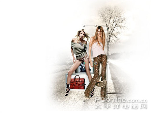 photoshop cs4打造时尚女性主题作品