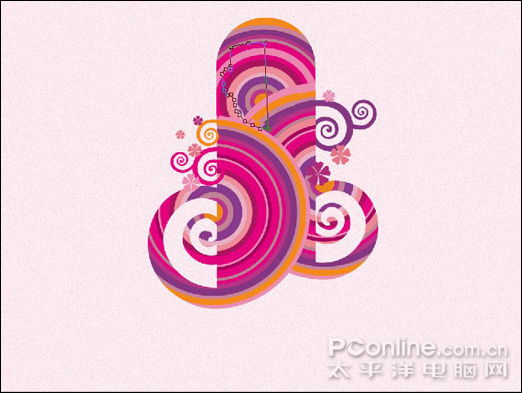 photoshop cs4绘制时尚女性主题视觉