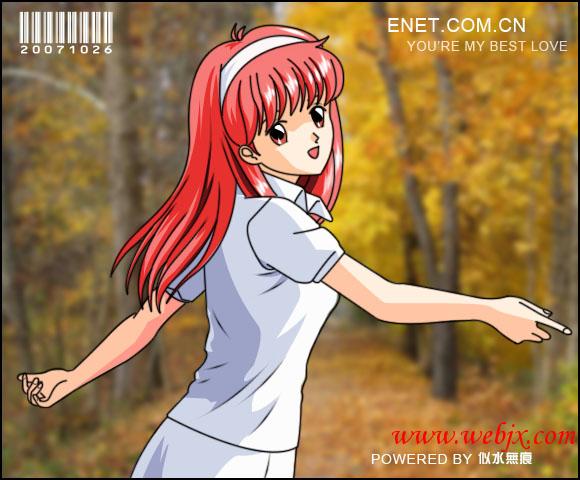 photoshop打造心跳回忆美女诗织