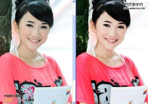 ps图片合成教程:清新靓丽数码写真美女照片_webjx.com