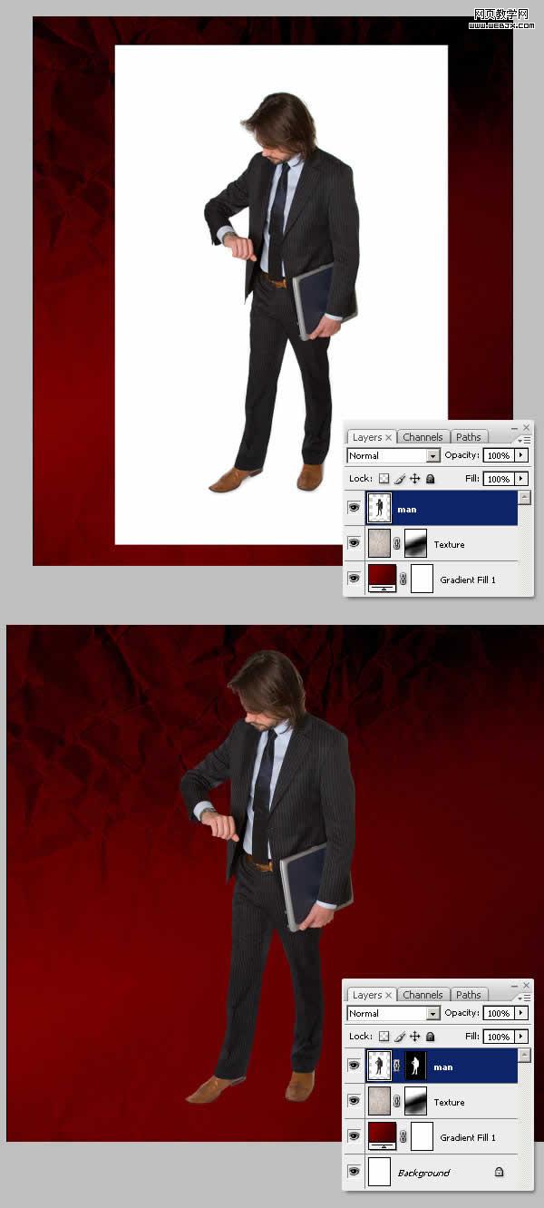 photoshop合成教程：建构主义职场海报_webjx.com