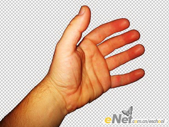 photoshop cs4教程:神秘镂空花纹手掌