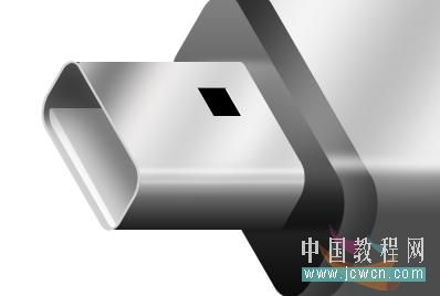 photoshop详细绘制质感8gb的u盘_webjx.com
