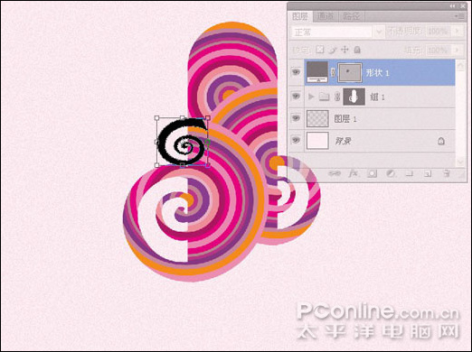 photoshop cs4绘制时尚女性主题视觉