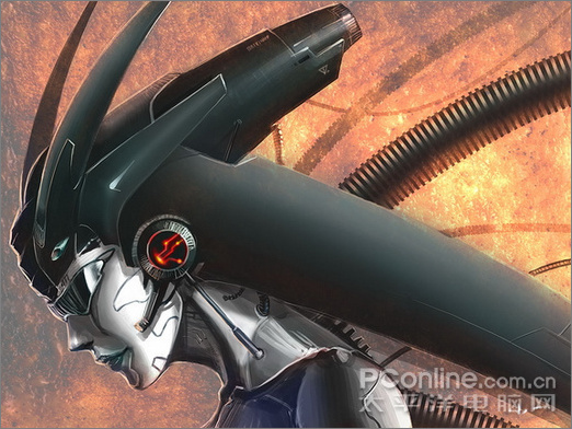 photoshop和友基pf1209鼠绘美女机器人