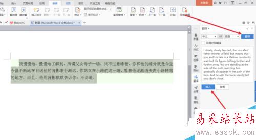 word翻译文字怎么使用word翻译文字