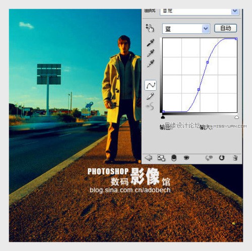 photoshop调出夕阳余晖下的金黄色调