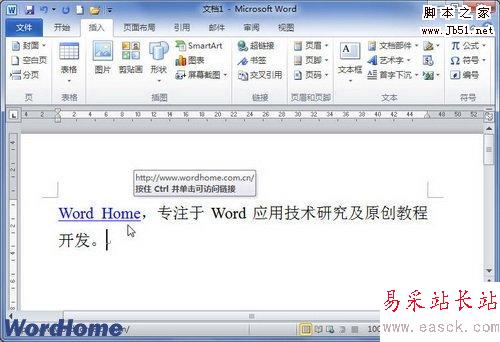 显示超链接详细信息