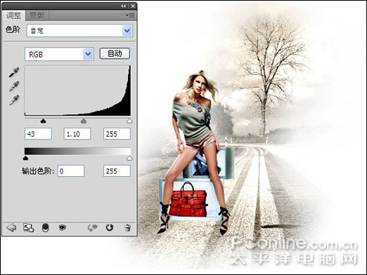 photoshop cs4打造时尚女性主题作品