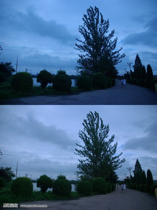 photoshop模拟自动白平衡偏色拍摄照片处理_webjxcom