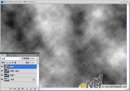 photoshop打造暴风雨效果