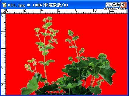 photoshop利用蒙版建立复杂的选区-网页设计