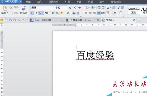 如何在Word(WPS)中给文字加下划线并进行设置
