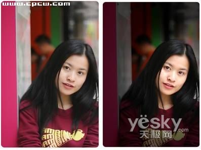 巧用photoshop的暗角处理打造时尚大片