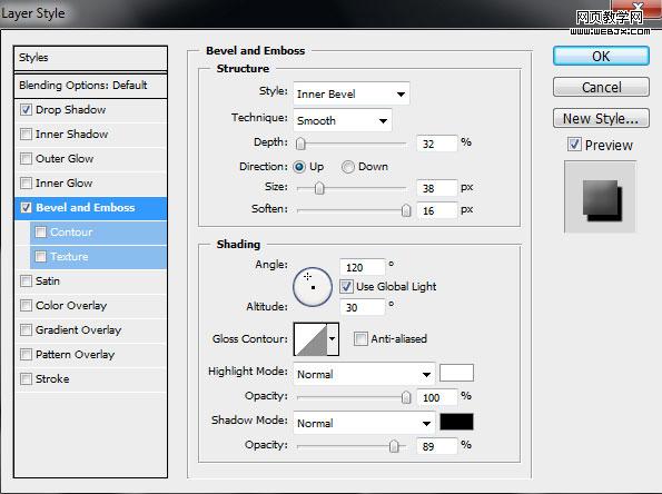 photoshop简单制作银灰色2010文字特效_网页设计